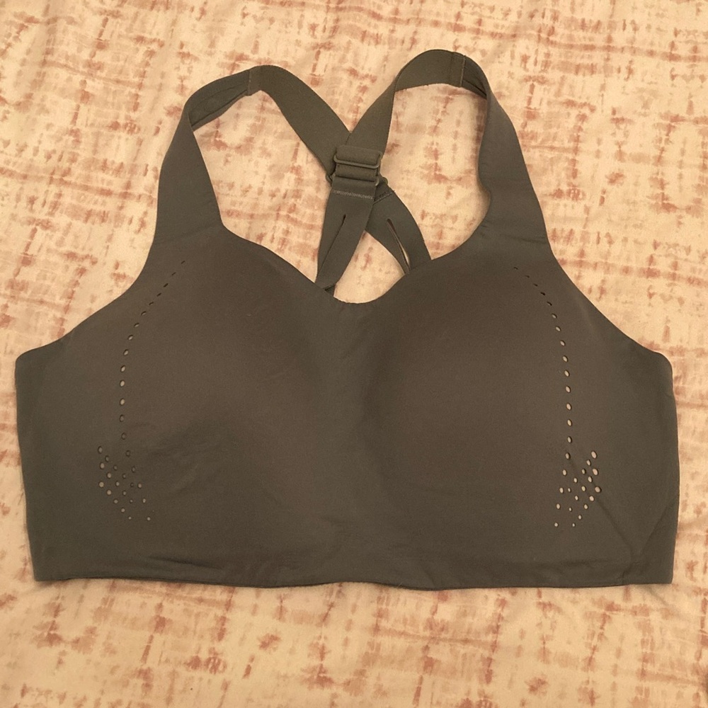 Lululemon AirSupport Bra High Support Cups Gray Charcoal